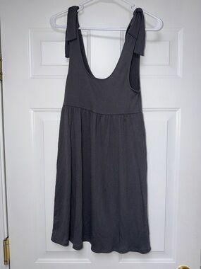 wild fable Charcoal Tie-Shoulder Dress